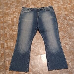 Village Blue Flare Leg Jeans Size 24